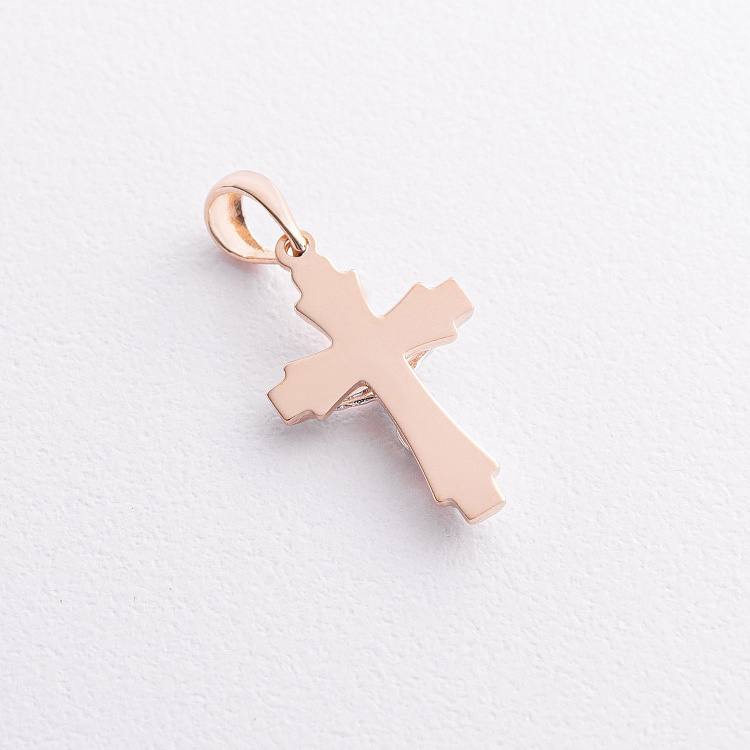 Золотий хрестик "Розп'яття" п04083 від ювелірного магазину Онікс - 1