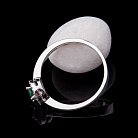 Заручальна каблучка з діамантами і смарагдами LDR0591-p от ювелирного магазина Оникс - 5