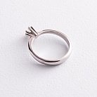 Помолвочное золотое кольцо с бриллиантом 219411121 от ювелирного магазина Оникс - 4