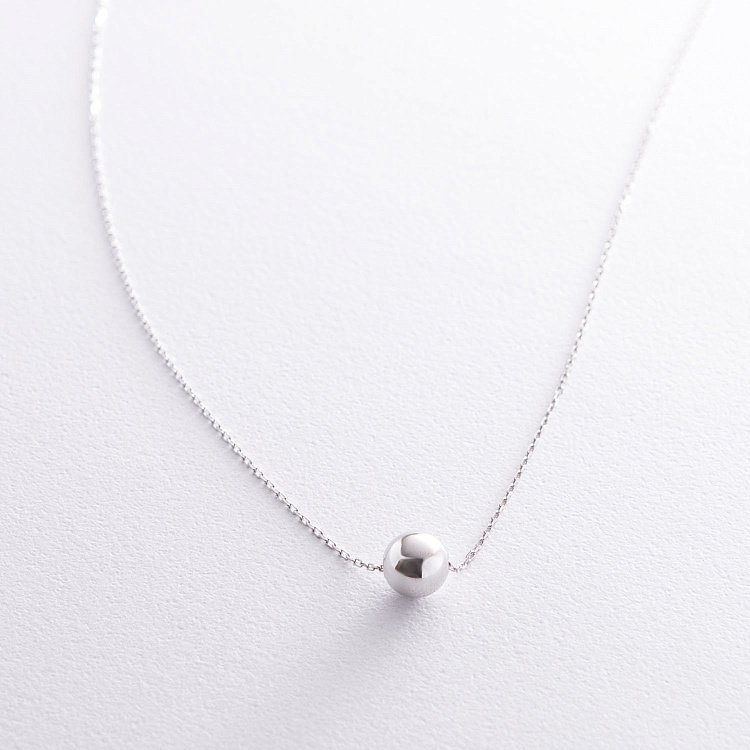 Срібне кольє "Куля" 18908 від ювелірного магазину Онікс - 7
