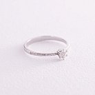 Помолвочное золотое кольцо с бриллиантами 227911121 от ювелирного магазина Оникс - 2