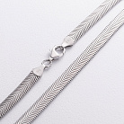 Серебряная цепочка (снейк) 6мм 15230-6 от ювелирного магазина Оникс - 2