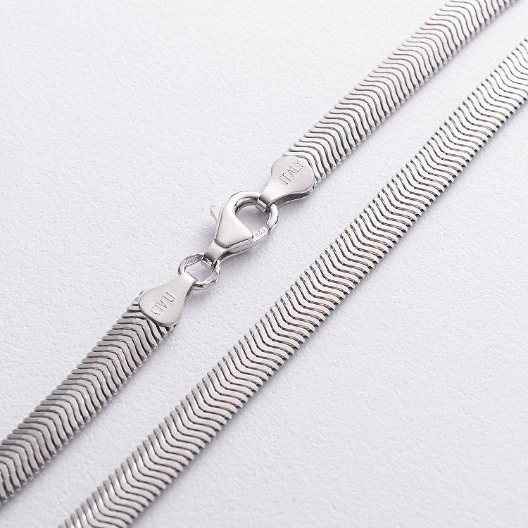 Серебряная цепочка (снейк) 6мм 15230-6 от ювелирного магазина Оникс - 2