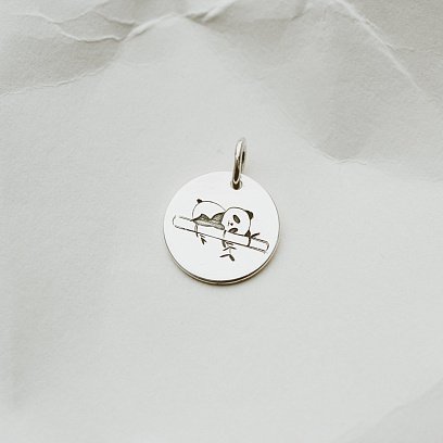 Кулон "Панда" 132724п №4