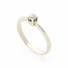 Золотое помолвочное кольцо (бриллианты) 501714 от ювелирного магазина Оникс
