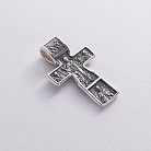 Серебряный крест с распятием 133010 от ювелирного магазина Оникс - 1