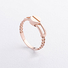 Каблучка "Love" у червоному золоті к08505 от ювелирного магазина Оникс