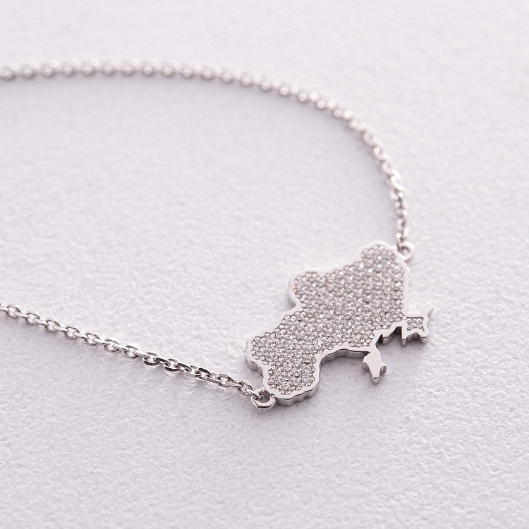 Золотой браслет "Украина" с бриллиантами 528341121 от ювелирного магазина Оникс - 2