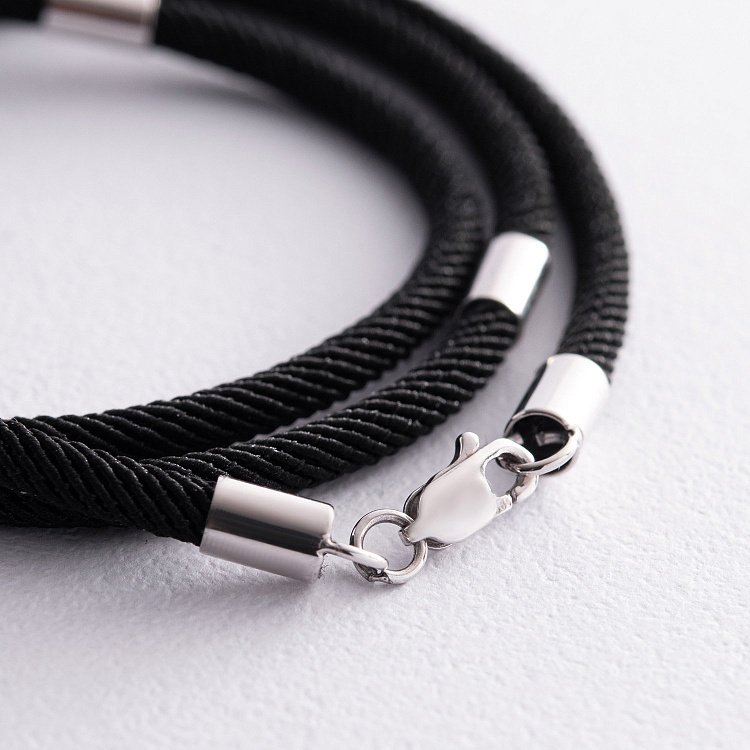 Шовковий шнурок із золотою застібкою 661б від ювелірного магазину Онікс - 4