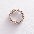 Золота каблучка з діамантами кбд1-266 от ювелирного магазина Оникс - 3