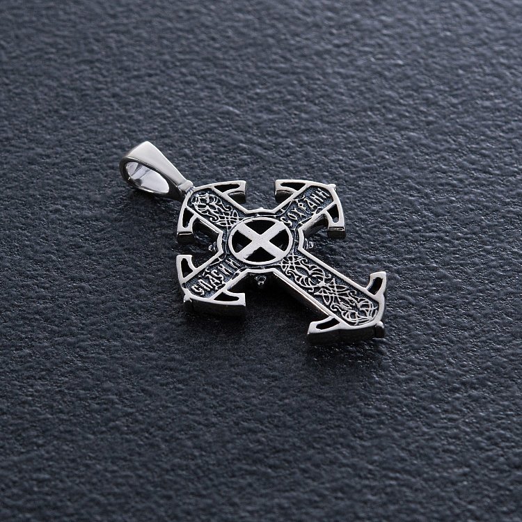 Православний хрест 131479 від ювелірного магазину Онікс - 4