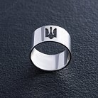 Серебряное кольцо "Герб Украины - Тризуб" 112676 от ювелирного магазина Оникс - 6