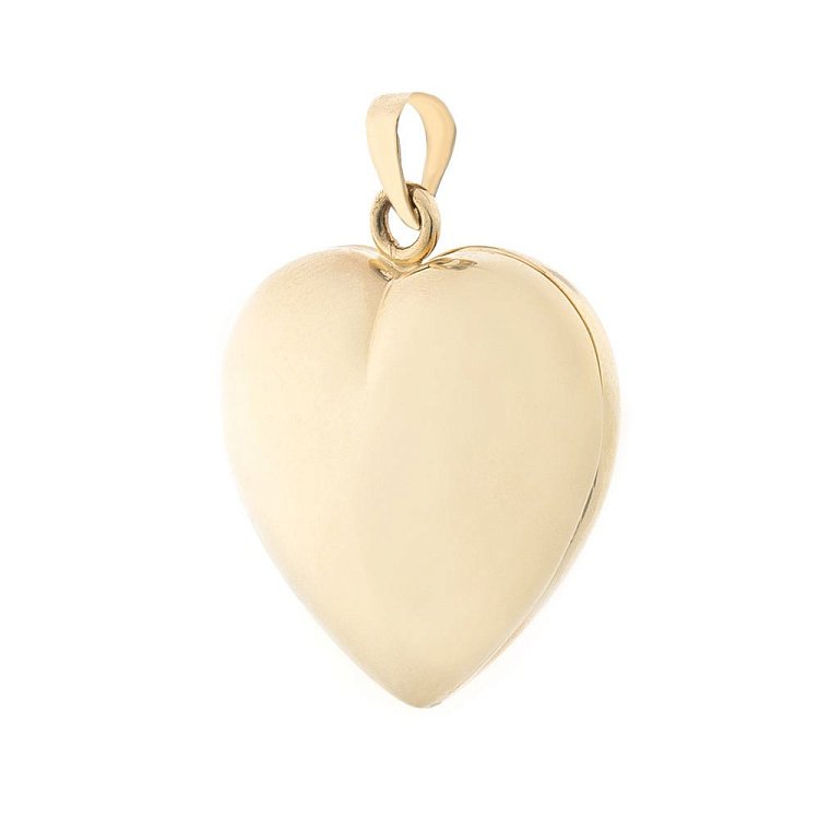 Золотий кулон "Сердечко" для фотографії п02402 від ювелірного магазину Онікс - 2