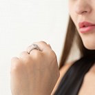 Золотое кольцо с бриллиантами kegк497 от ювелирного магазина Оникс - 3