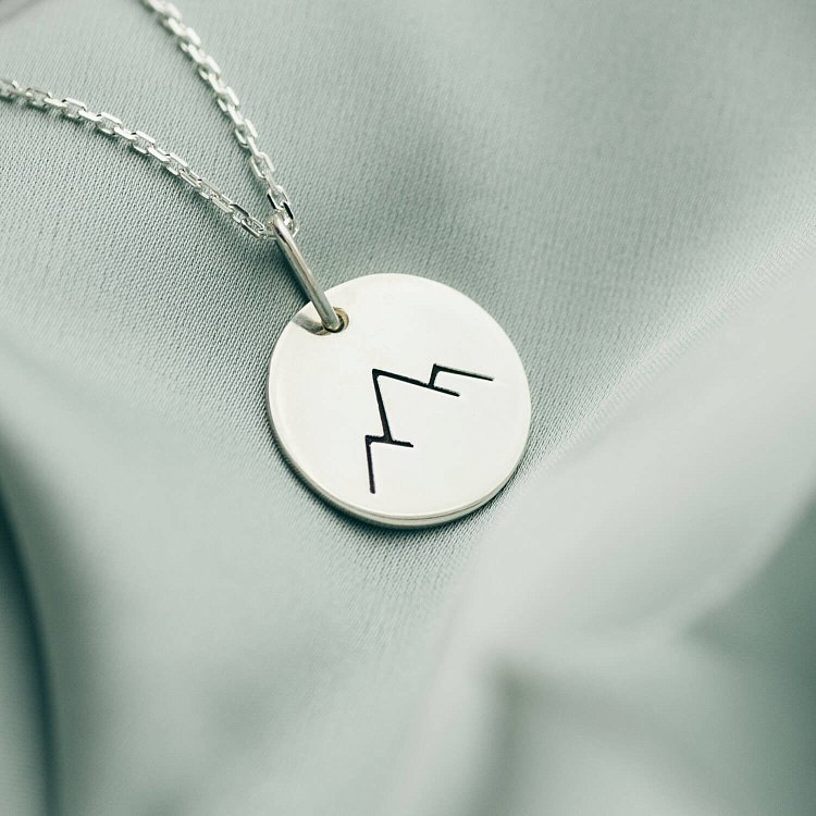 Срібний кулон "Гори" 132724гр від ювелірного магазину Онікс