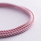 Шовковий рожевий шнурок з гладкою застібкою (2 мм) 18402 от ювелирного магазина Оникс - 1