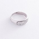Золотое кольцо с бриллиантами к445 от ювелирного магазина Оникс - 2