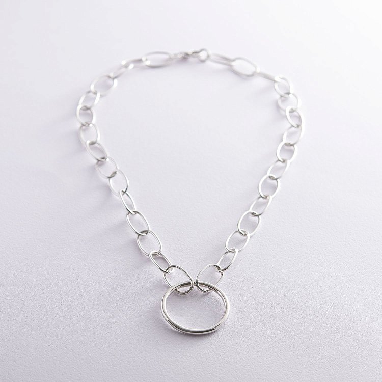 Кольє "Кругообіг" в сріблі 181047 від ювелірного магазину Онікс - 12