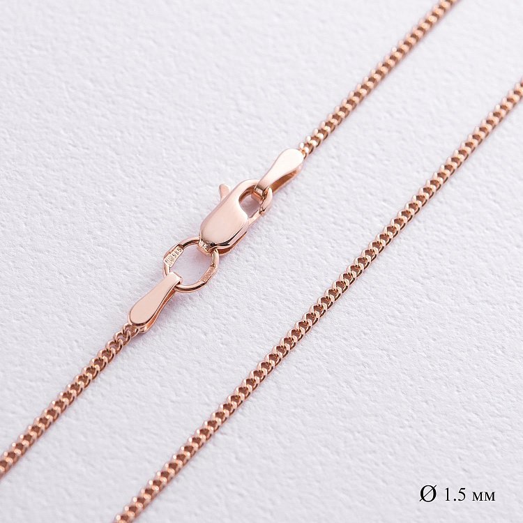 Золотий ланцюжок (панцирне плетіння 1.5 мм) ч10041 від ювелірного магазину Онікс