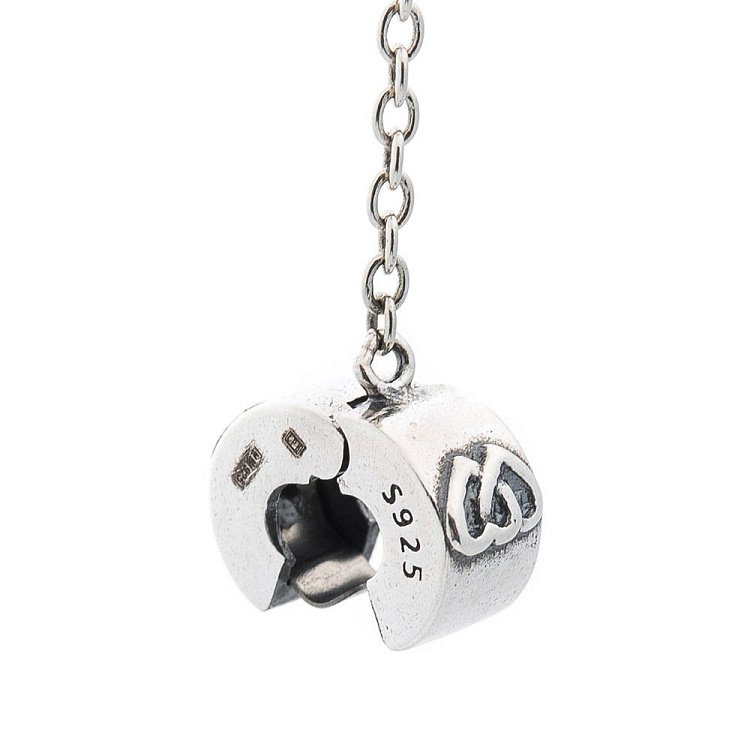 Срібний шарм на ланцюжку 132618 від ювелірного магазину Онікс - 2