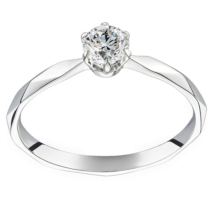 Золотое помолвочное кольцо с бриллиантом zberdh53 от ювелирного магазина Оникс - 2