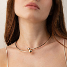 Кольє - чокер "Кульки" (червоне золото) кол02618 от ювелирного магазина Оникс - 4