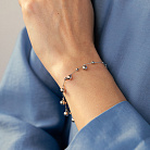 Браслет "Шарики" в белом золоте б05762 от ювелирного магазина Оникс - 3