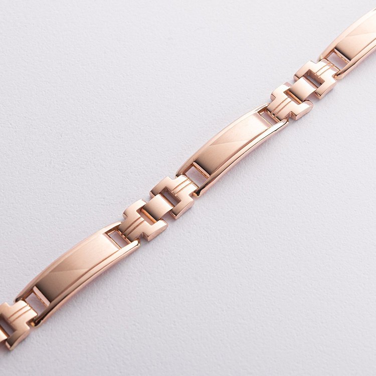 Чоловічий золотий браслет б05577 від ювелірного магазину Онікс - 2