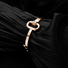 Жорсткий браслет "Alice" у червоному золоті (фіаніти) б05734 от ювелирного магазина Оникс - 6