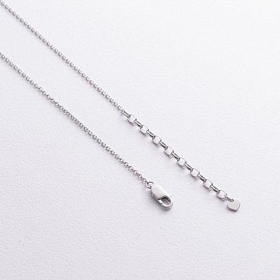 Серебряное колье с фианитами 916 №3