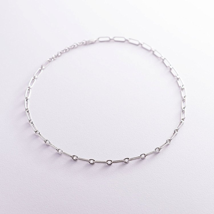 Серебряное колье "Цепочка" 181051 от ювелирного магазина Оникс - 3