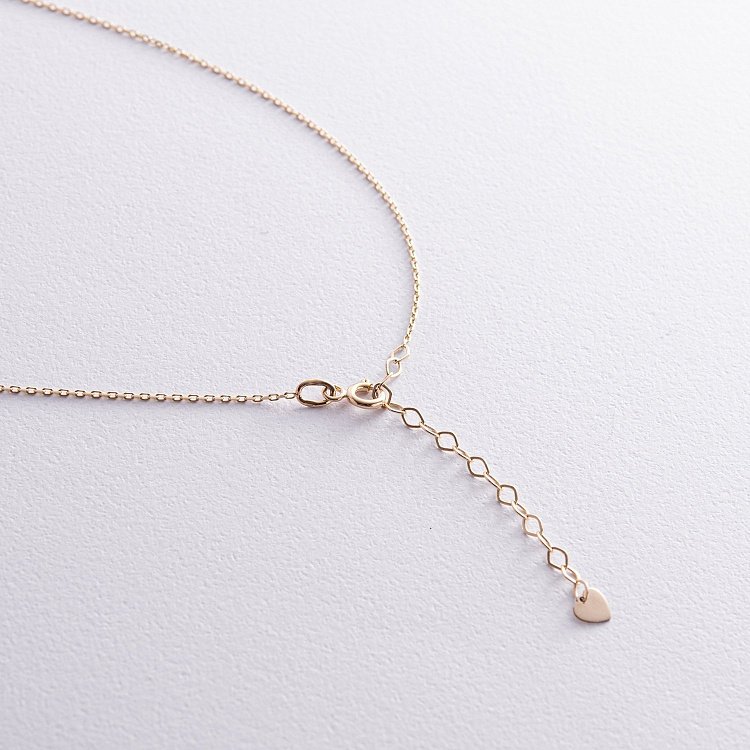 Кольє "Герб України - Тризуб" у жовтому золоті (великий) кол02415 від ювелірного магазину Онікс - 8