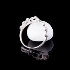 Серебряное кольцо "Корона" с фианитами 111705 от ювелирного магазина Оникс - 2