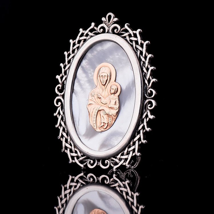 Икона Богородицы Тихвинской 23462и от ювелирного магазина Оникс