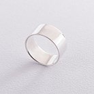 Серебряное кольцо гладкое 112155 от ювелирного магазина Оникс