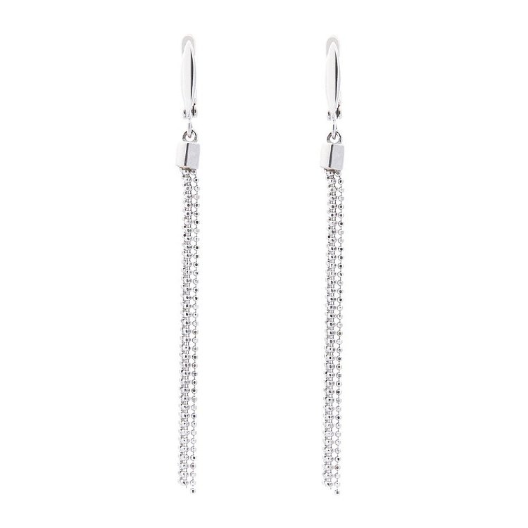 Срібні сережки на англійській застібці 122289 від ювелірного магазину Онікс