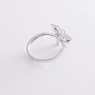 Золотое кольцо "Бабочка" (сапфир, бриллиант) кб0329ha от ювелирного магазина Оникс - 2