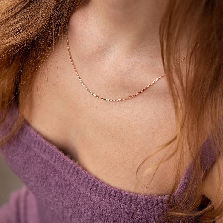 Золотая цепочка Якорное плетение (1.5 мм) ц00197-1.5 - 3 Золотая цепочка Якорное плетение (1.5 мм) ц00197-1.5 от ювелирного магазина Оникс - 3