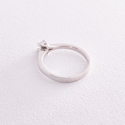 Золотое помолвочное кольцо с бриллиантом кб0155 №5