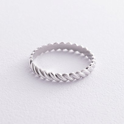 Каблучка "Margaret" у білому золоті к07518 №5