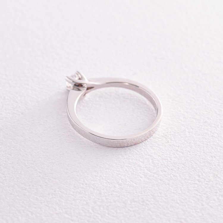 Золотое помолвочное кольцо с бриллиантом кб0155 от ювелирного магазина Оникс - 4