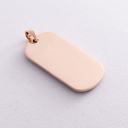 Золотий кулон "Український козак. Молитва українського націоналіста" п03827 №5