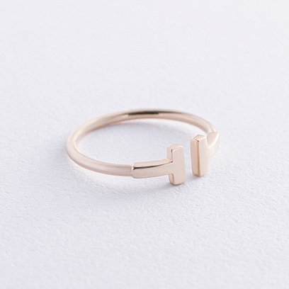 Каблучка "Tina" у жовтому золоті к05762 №8