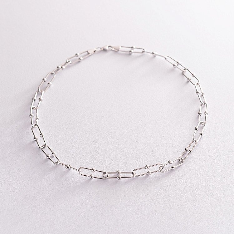 Колье "Фантазия" в белом золоте кол01914 от ювелирного магазина Оникс