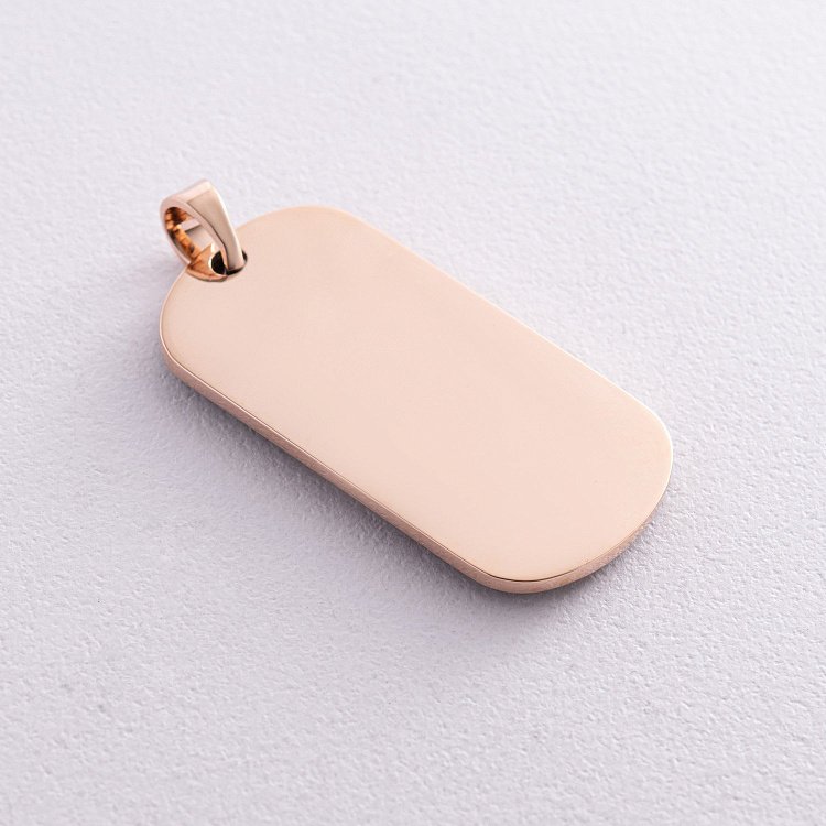 Золотий кулон "Український козак. Молитва українського націоналіста" п03827 від ювелірного магазину Онікс - 5