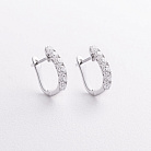 Золоті сережки з діамантами сб0648lg от ювелирного магазина Оникс