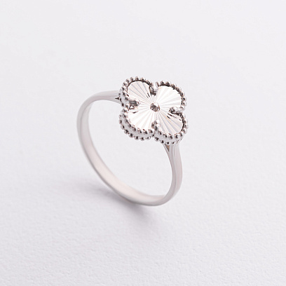 Срібна каблучка "Конюшина" 112834