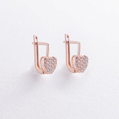 Золотые серьги 