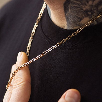 Чоловічий золотий ланцюжок ц00558 №2