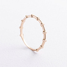 Кольцо "Milly" в желтом золоте к08472 от ювелирного магазина Оникс - 1